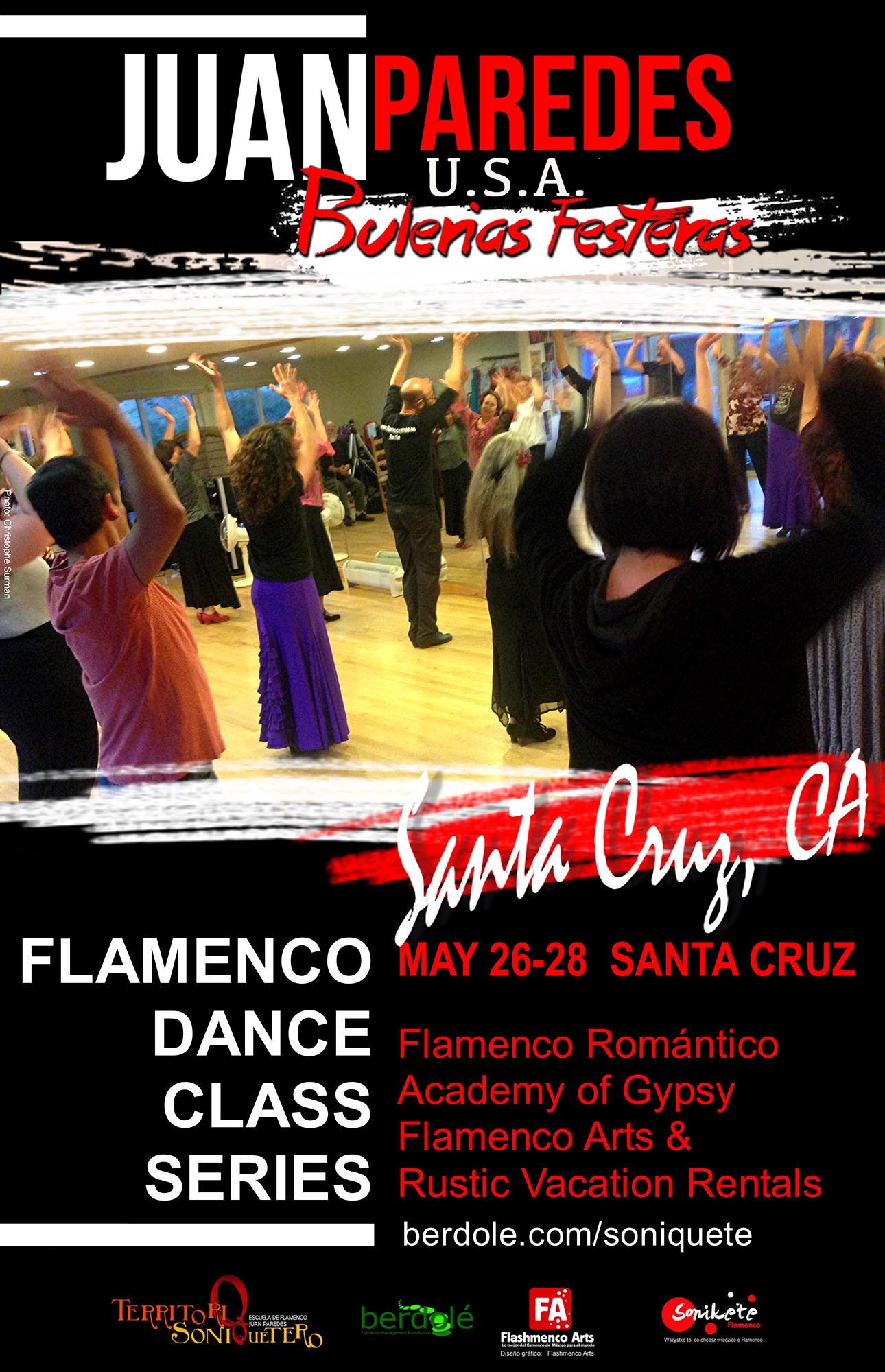 Juan Paredes Flamenco Dance Class Series Santa Cruz 2016