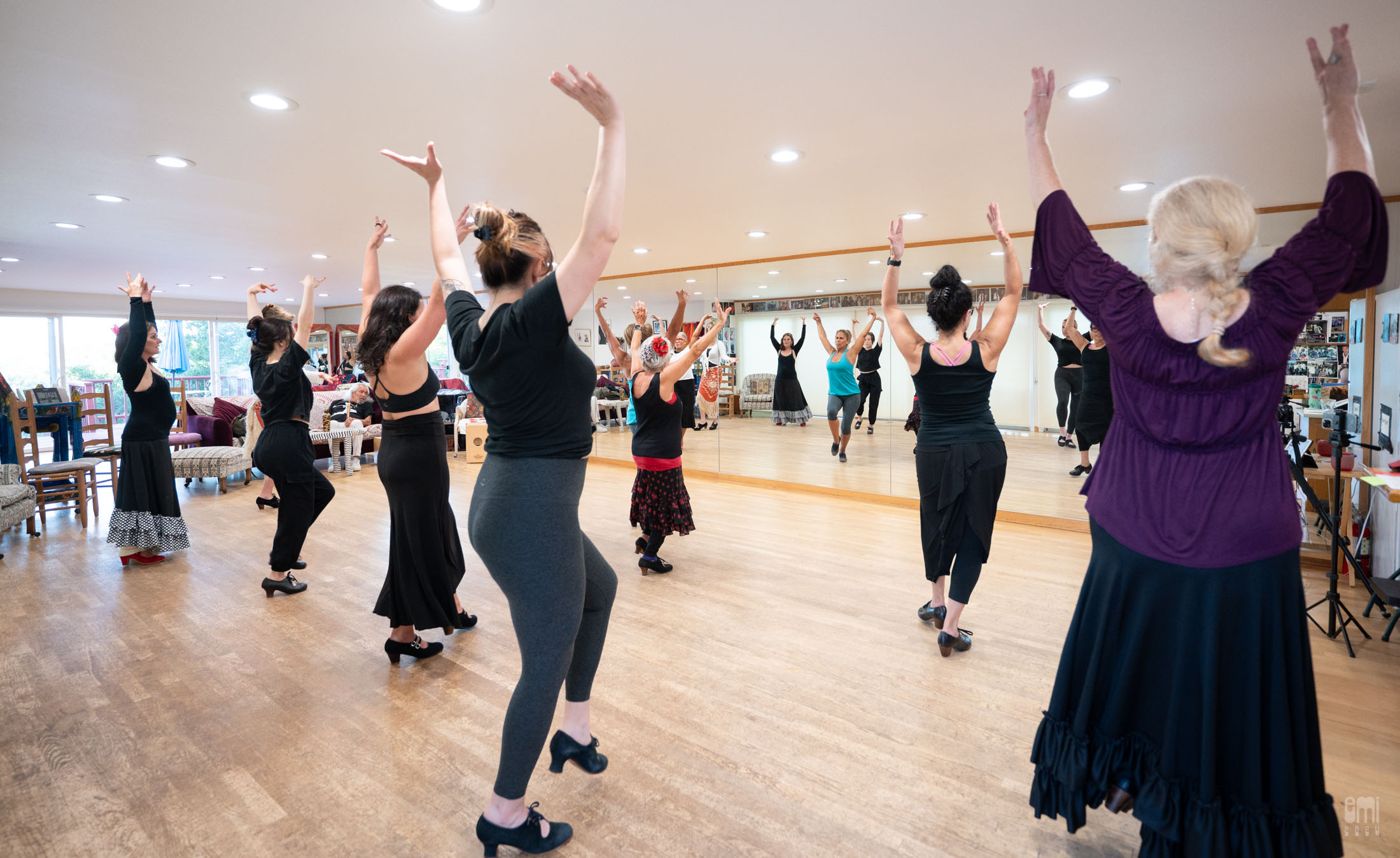 2024.7.17 Flamenco dance workshop with Cihtli Ocampo. photo by emi